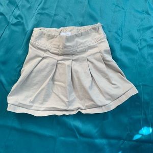 Khaki school skirt